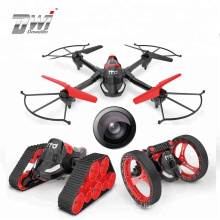 DWI Dowellin 3 in 1 UFO space explorer bouncer aircraft rc quadcopter car with 4 channel